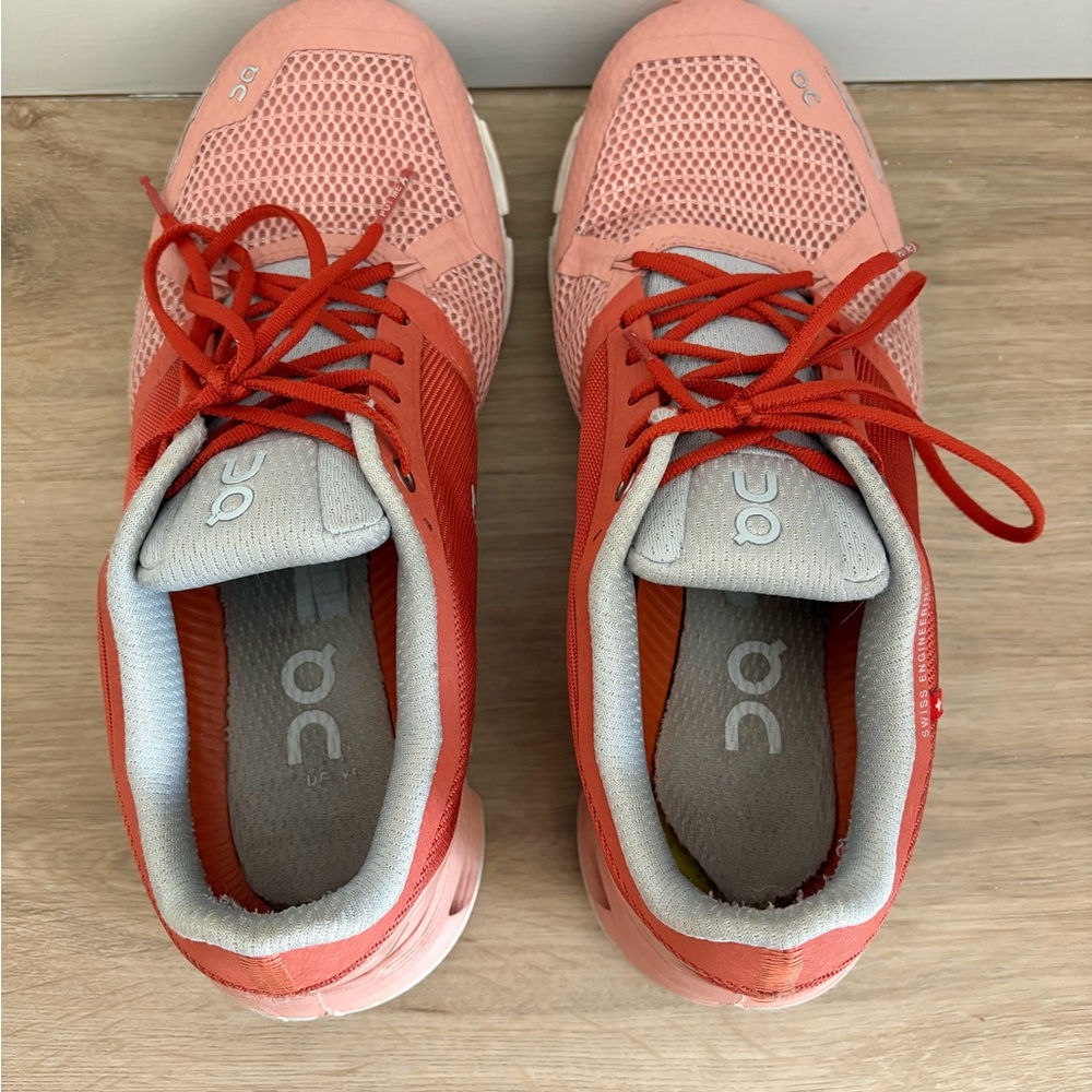 On Running Women's Orange Ginger Running Shoes - Picture 3 of 7